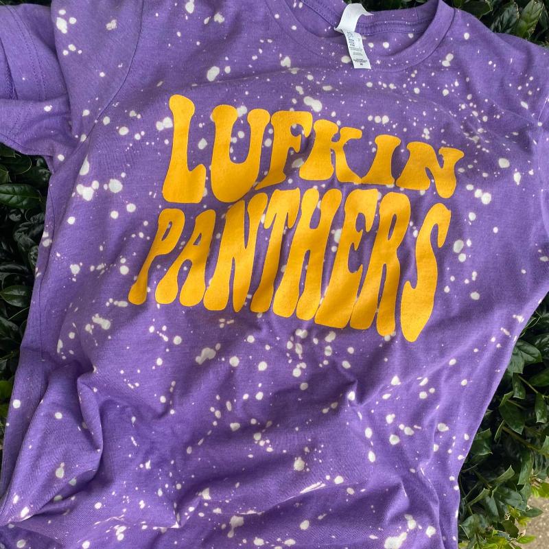lufkin panther bleached tshirt